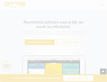 Tablet Screenshot of otys.nl