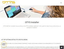 Tablet Screenshot of install.otys.nl