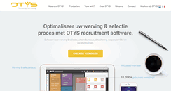 Desktop Screenshot of otys.be