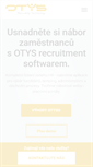 Mobile Screenshot of otys.cz