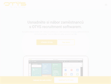 Tablet Screenshot of otys.cz